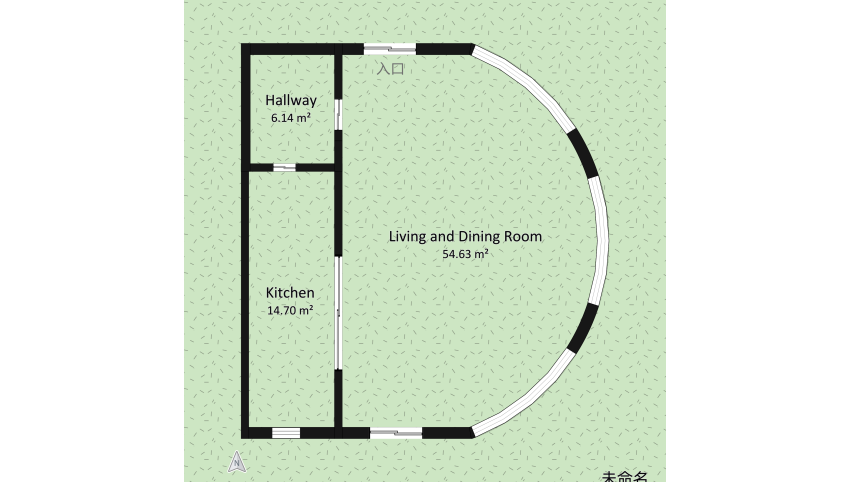 Living and Dinning Room Holiday House - Life Design floor plan 421.95