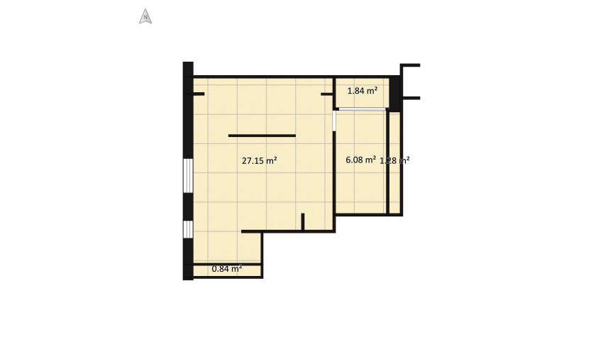 Glam Hotel Master Suite- Speed Render floor plan 31.11