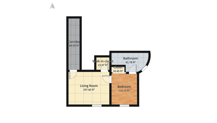 Basement apt2 floor plan 55.16