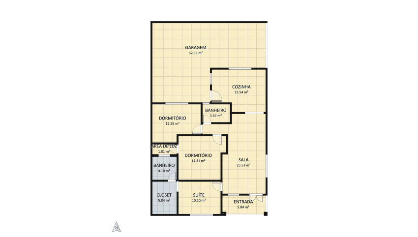 Residencial floor plan 150.18