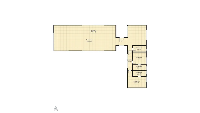 Modern Block House floor plan 414.97