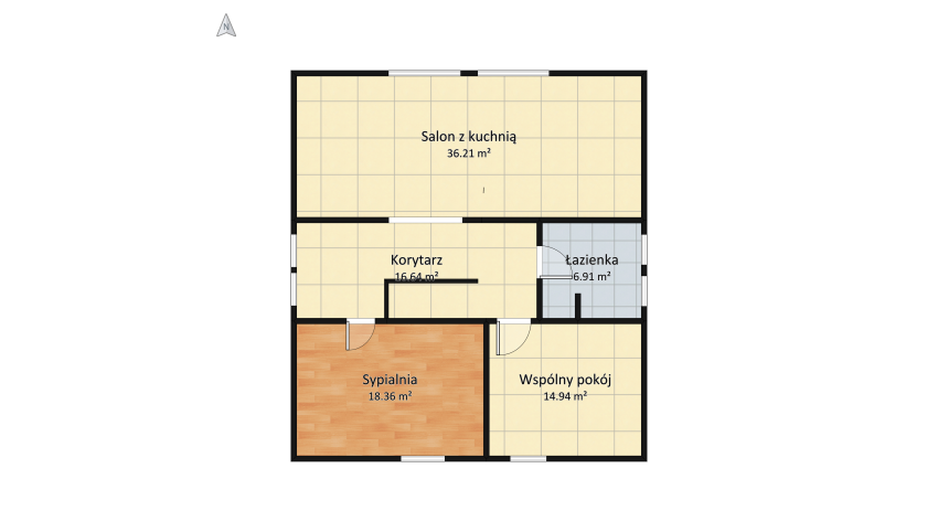 Mieszkanie floor plan 101.45