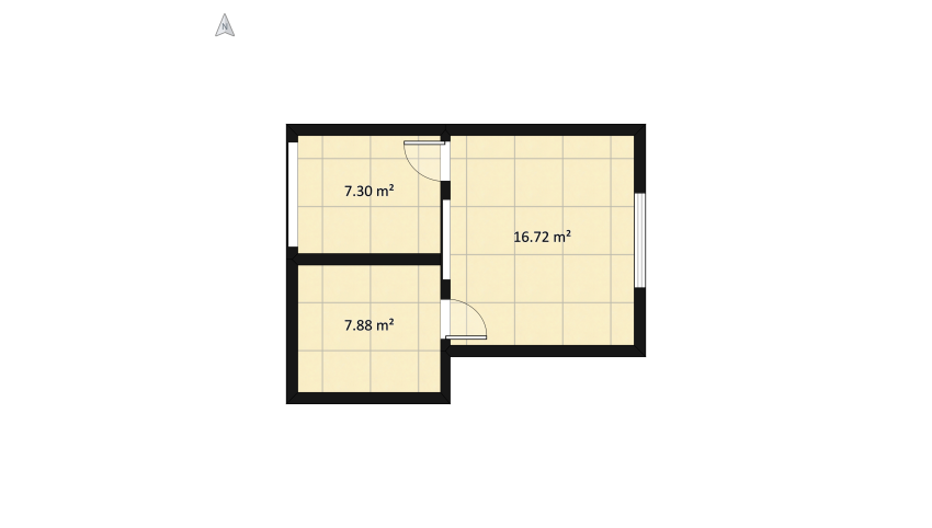 Hotel ＂Eleon＂ LUX room floor plan 36.51