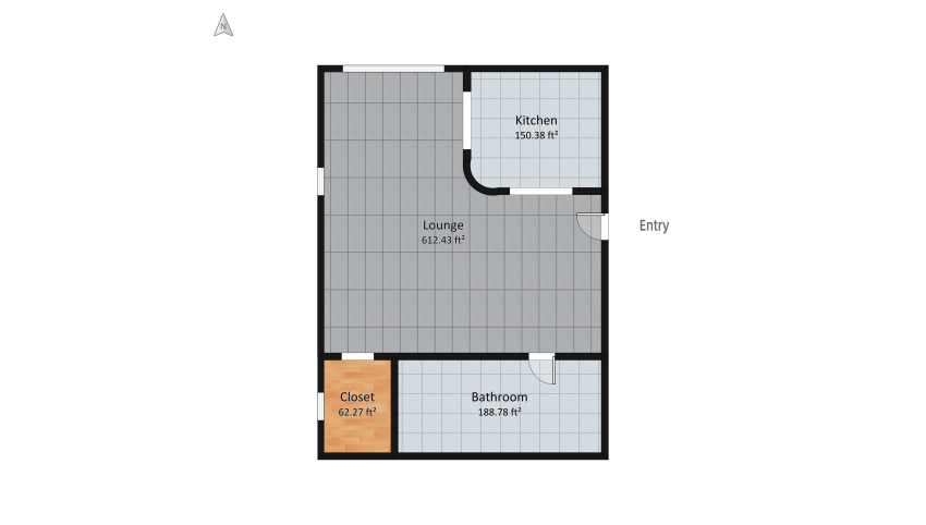 College Apartment floor plan 102.46