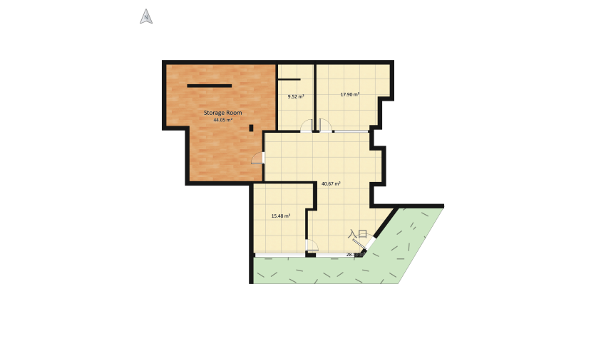 Copy of Apartman floor plan 272.65
