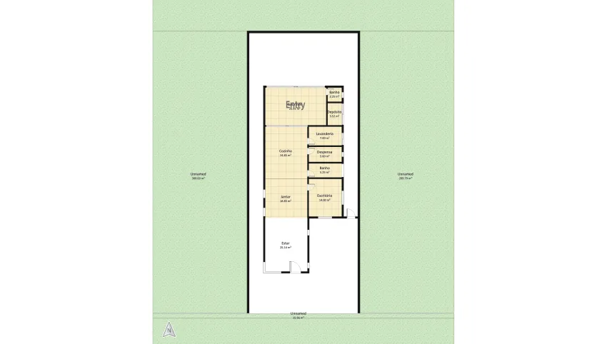 Casa Atibaia - Principal floor plan 1514.65