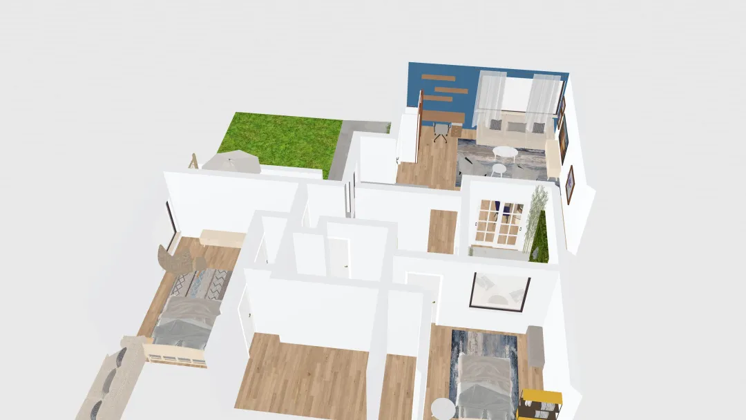 40 CA LG B & J Residence Shelf Igo 3d design renderings