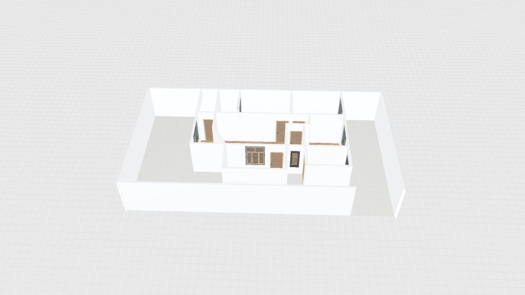 Planta original com mudanças 3d design renderings