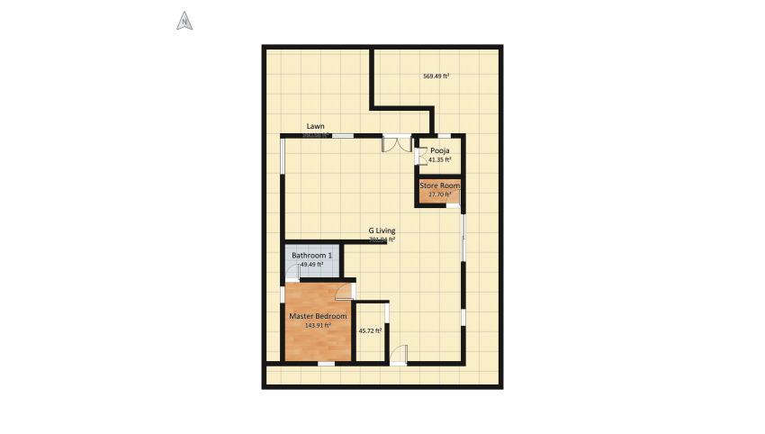 Sweet Home_v2 floor plan 873.72