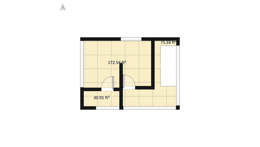NY  apartment floor plan 69.58