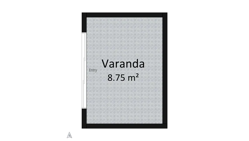 Jardim em Varanda floor plan 8.75