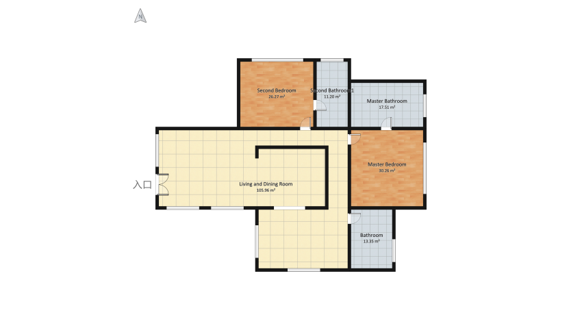 DREAM HOUSE - MARIANA CARVALHO floor plan 225.14