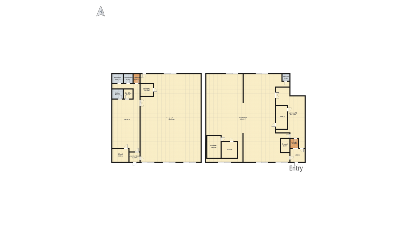 2nd space added floor plan 1056.33