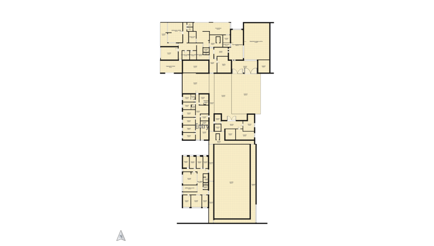 Juvenile Correctional Facility (part 1) floor plan 2678.75