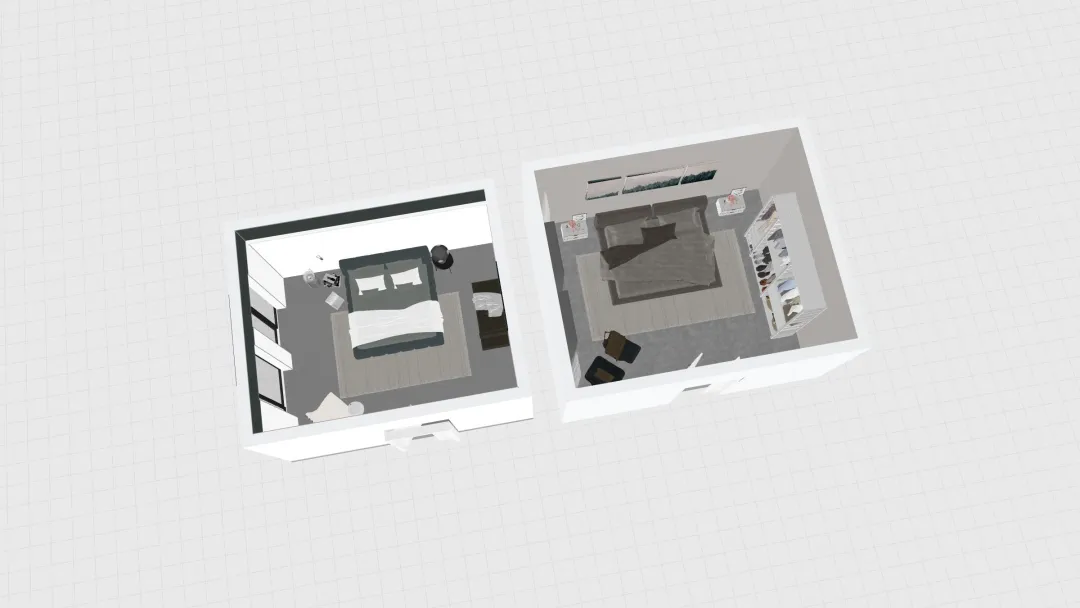 غرفة نوم من تصميمي 3d design renderings