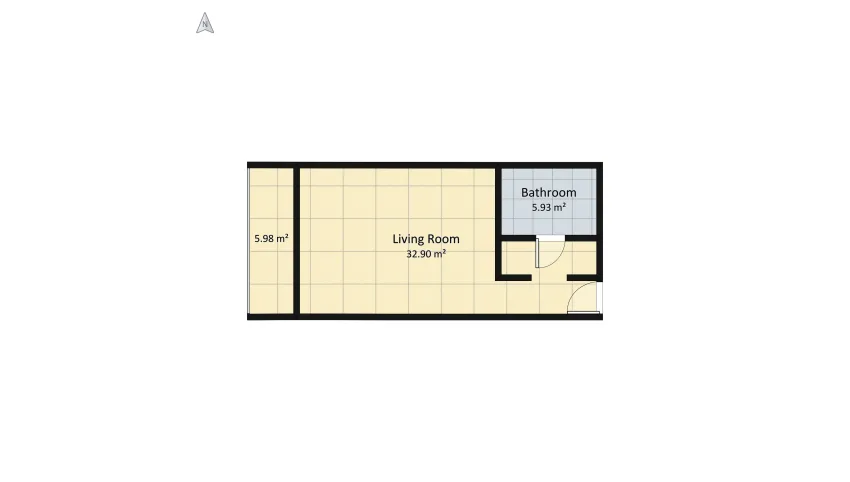 Type B - Double Twin floor plan 49.77