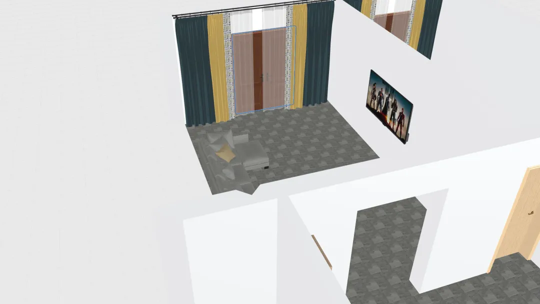 New - Lakás NEW setup - Eredeti elosztás_copy 3d design renderings