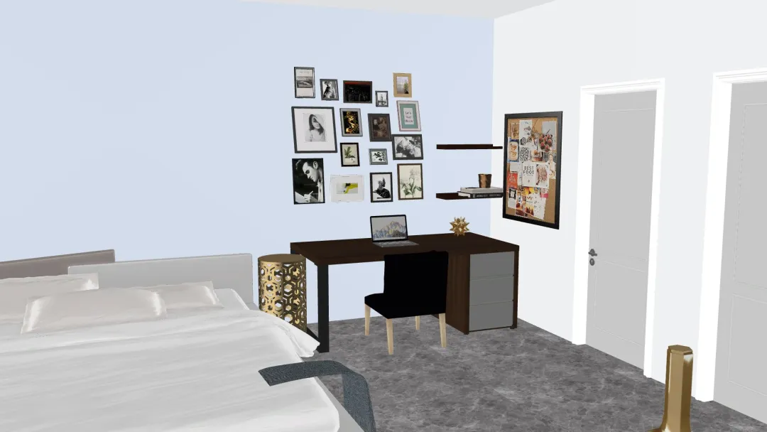 Carolyns Room 3d design renderings