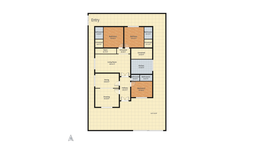Copy of AJ - 60x90 red ff 2nd option floor plan 634.79