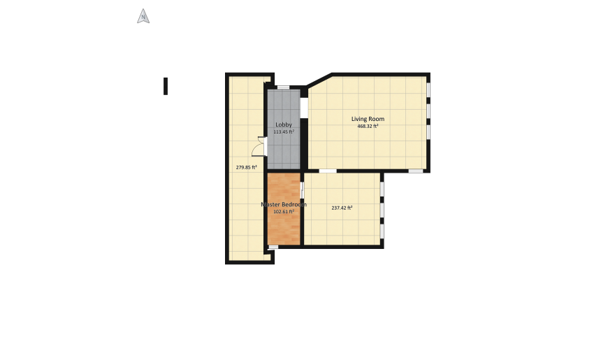Casa Art Deco floor plan 125.48
