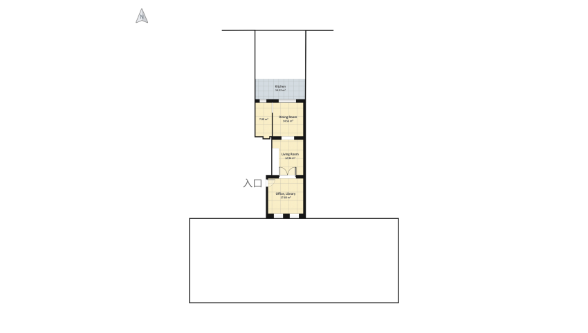 bureaudeur klein floor plan 702.93