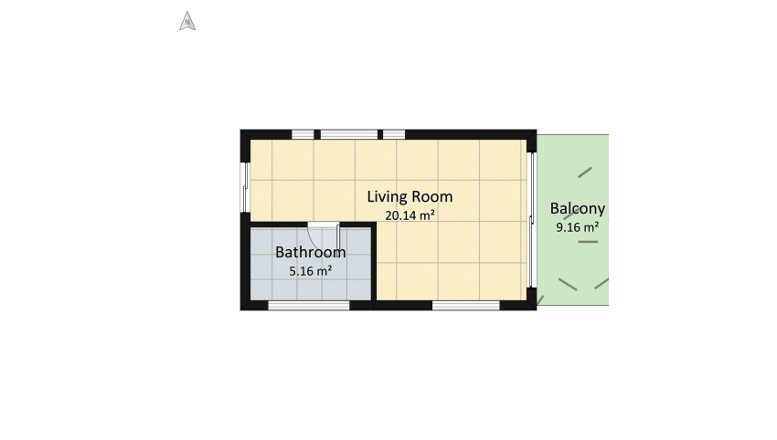 Cozy Tiny House floor plan 37.66