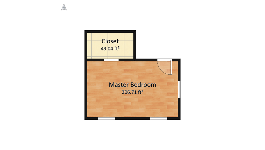 Elise's DEMO room floor plan 43.02