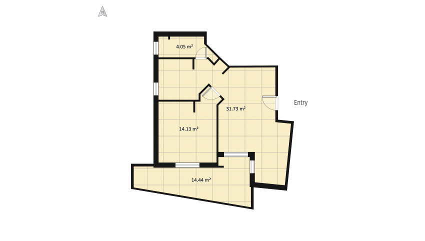 Little house floor plan 143.43