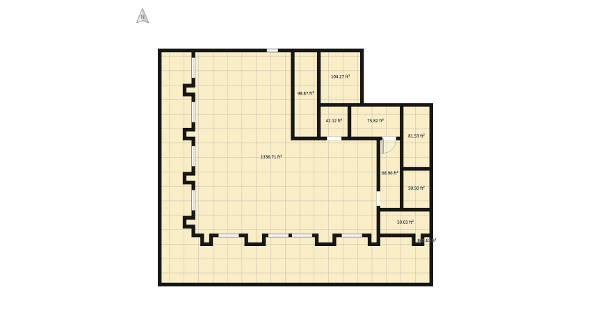 #CafeContest - | TOO CUTE CAFE CONTEST EDITION | floor plan 286.43