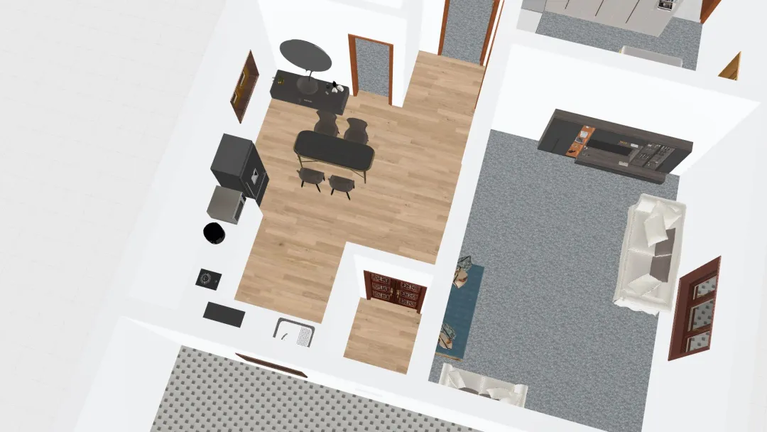 TRIPLE bed room with Aayam_copy 3d design renderings