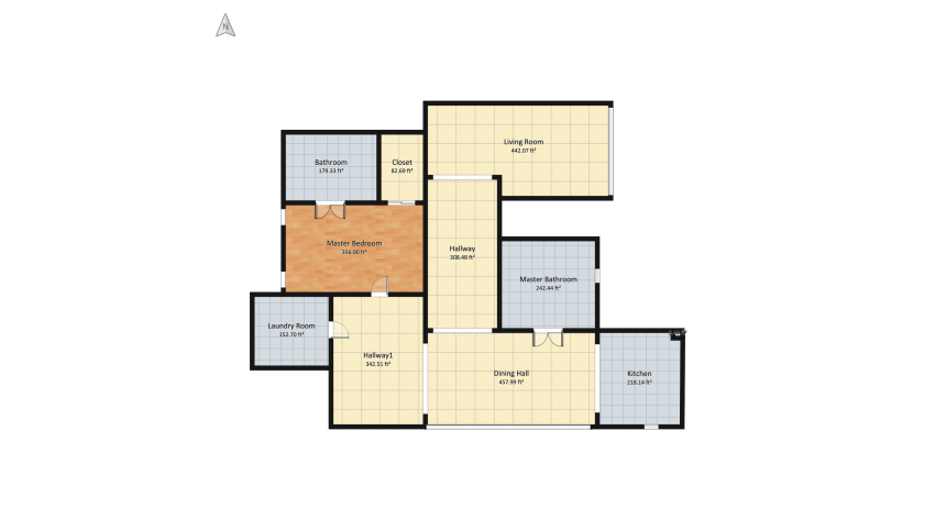 Secluded Duplex floor plan 284.01