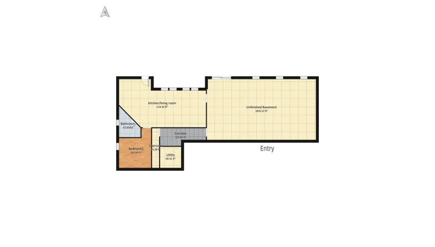 Living Room 1 floor plan 424.15