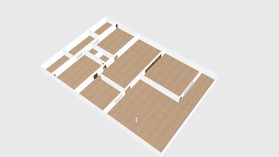 6 Marla House Design - Ground Floor 3d design renderings