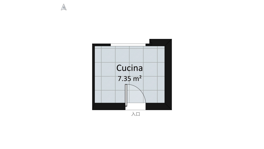 cucina Bugin floor plan 8.56