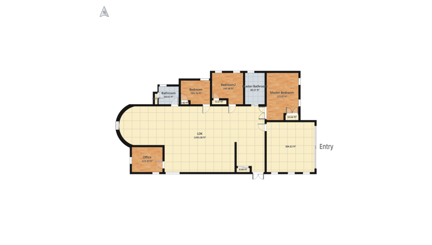 Ariya Ramjit - Bungalow floor plan 246.03