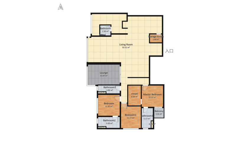 LOFT APRT floor plan 194.05