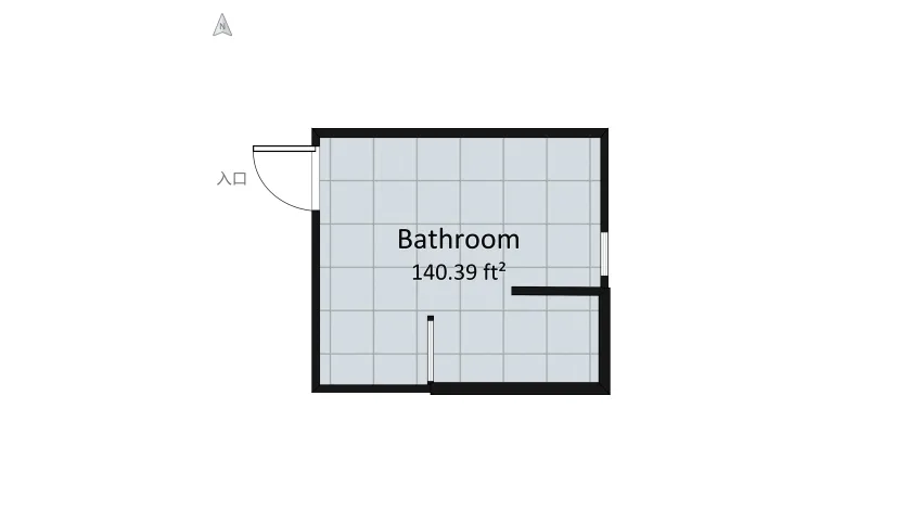 ADA Compliant Bathroom floor plan 14.17