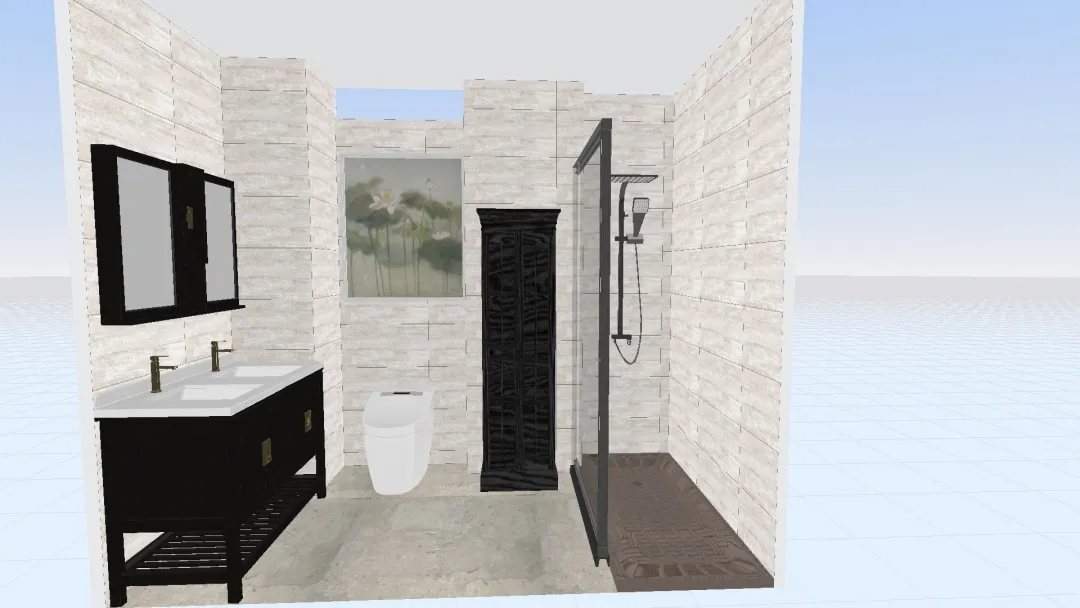 baño principal def 3d design renderings