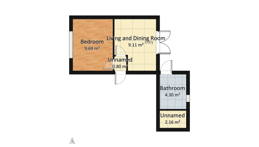 Guest apartment floor plan 26.06