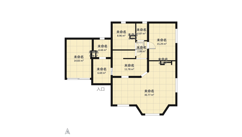 My home floor plan 1355.91