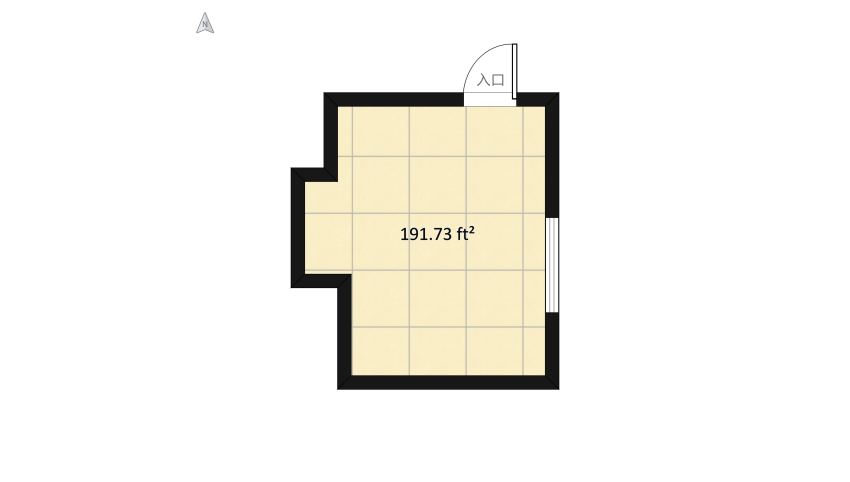 Booklover bedroom floor plan 20.03