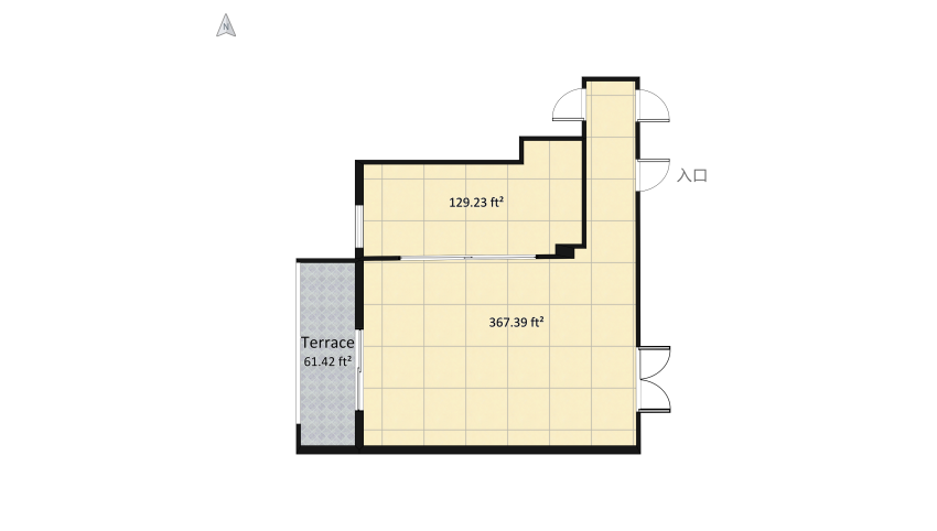 LIVING ROOM & HOME OFFICE floor plan 51.85