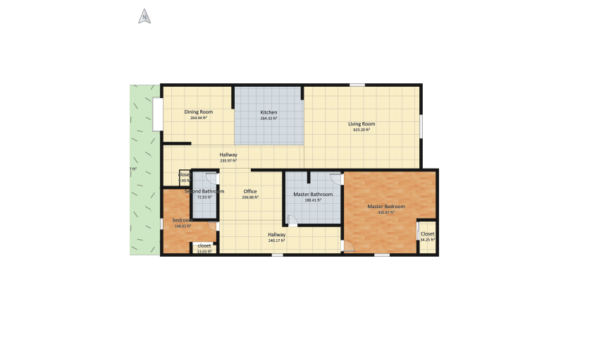 Single Story Home floor plan 347.28