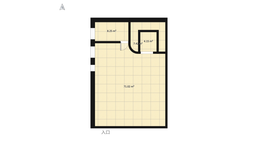 5 Wabi Sabi Empty Room floor plan 205.2