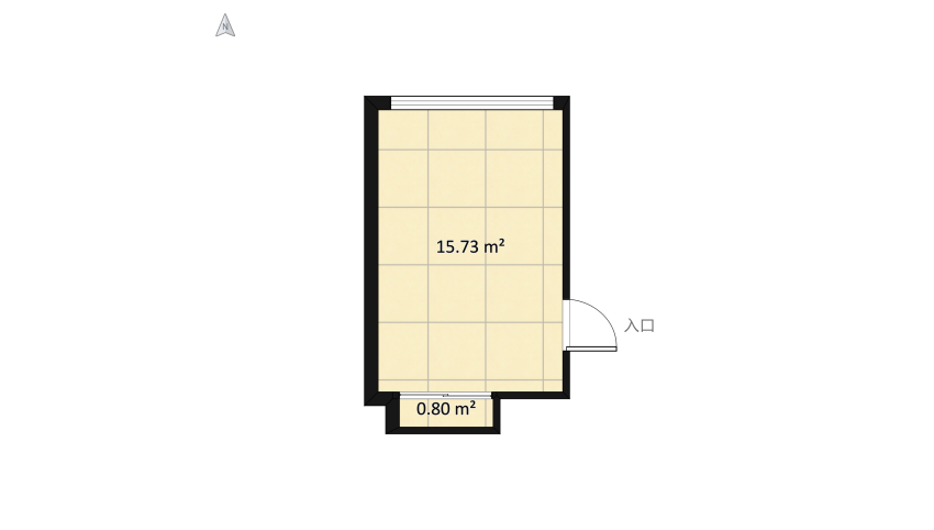 Bedroom floor plan 18.35