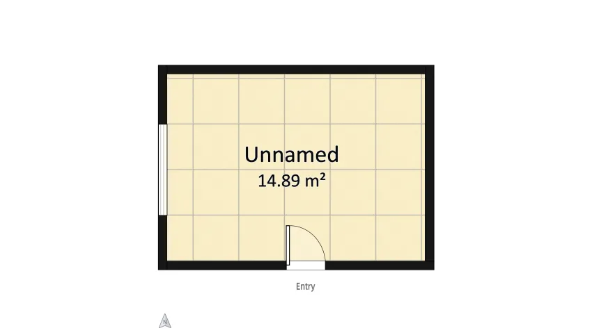 Modeling kitchen floor plan 14.89