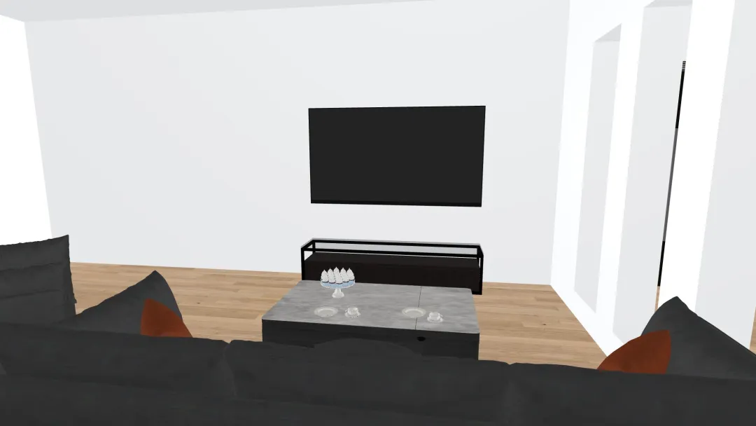 Modern huis 3d design renderings