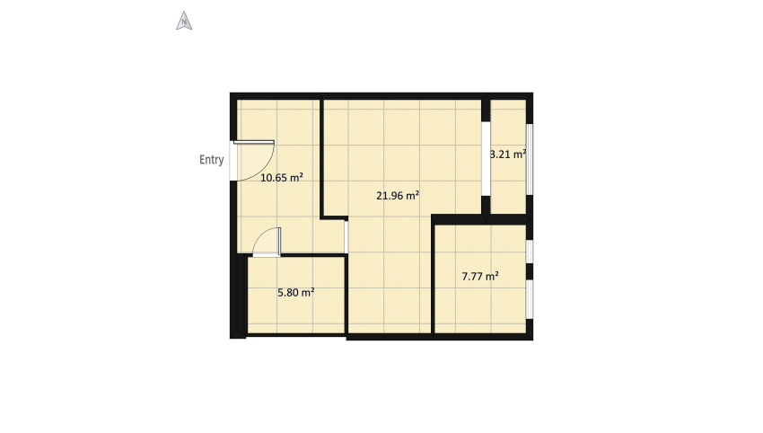Символ однокомнатная квартира 40 кв floor plan 55.44