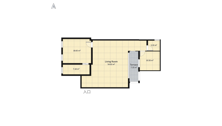 poinf Design floor plan 90.88