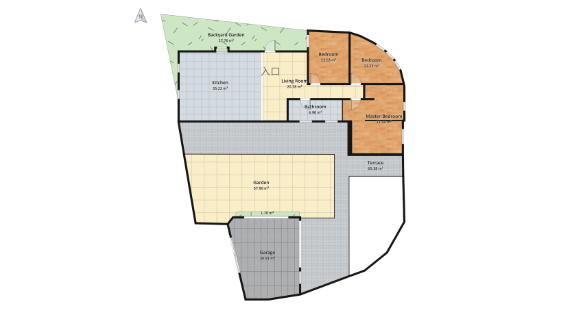 Casa dos Avós - Design 2.1 floor plan 249.85